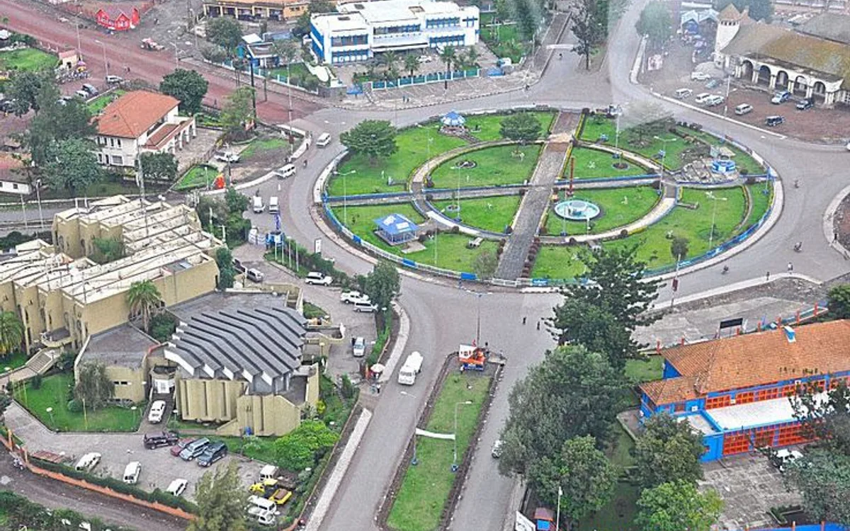 Goma, Nord-Kivu - ville du lac Kivu